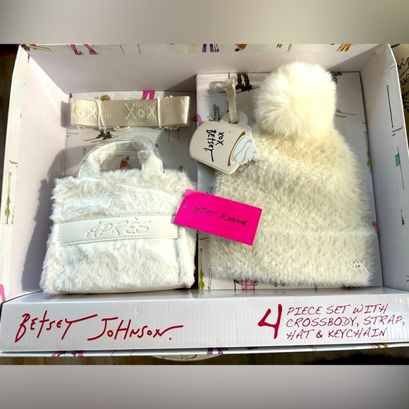Betsey Johnson Handbags - Betsy Johnson Four Piece BOXED Gift Set